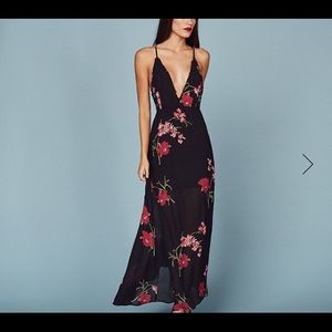 reformation hibiscus dress